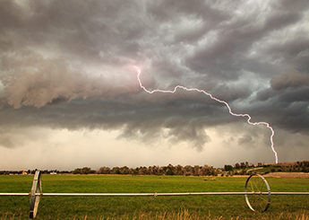 lightning sheet osha fact noaa utah rural bolt above farm usa release strike articles istockphoto safety