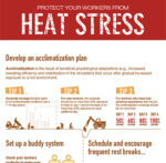 Heat stress infographic