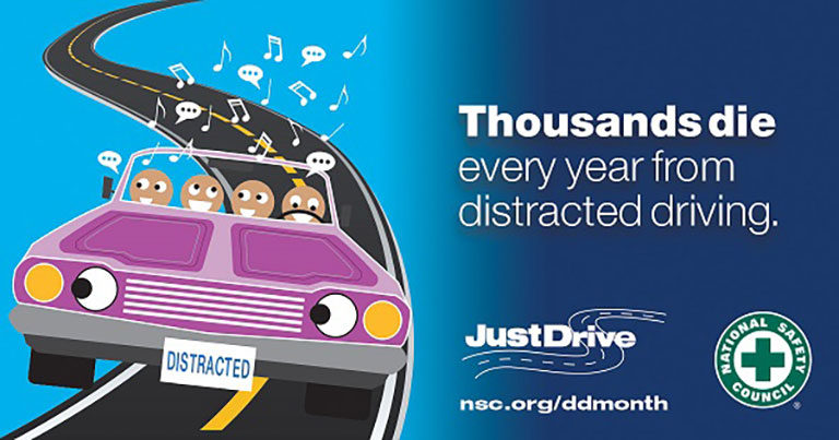 Mark your calendars: April is Distracted Driving Awareness Month | 2016 ...