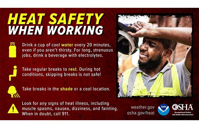 osha-and-noaa-team-up-for-infographic-on-preventing-heat-illnesses