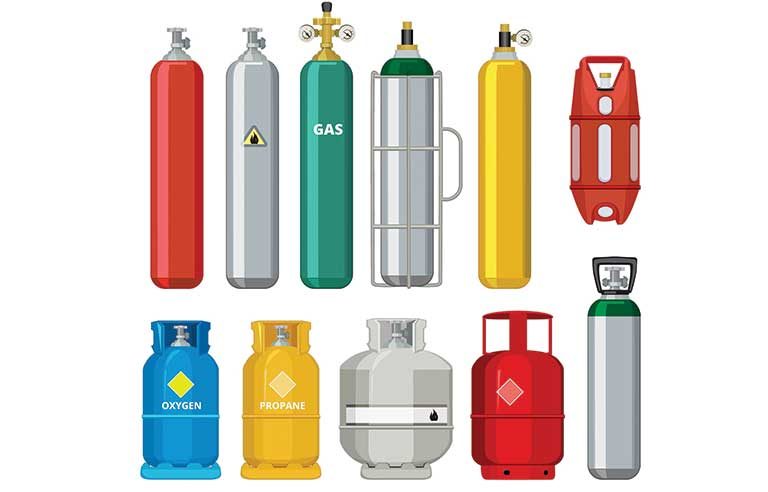 Different Types of Gas Bottles Used in the Workplace