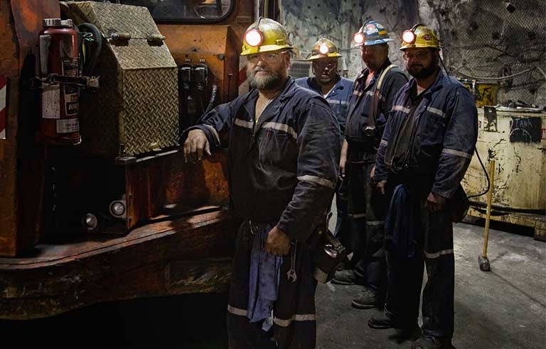 Zinc miners